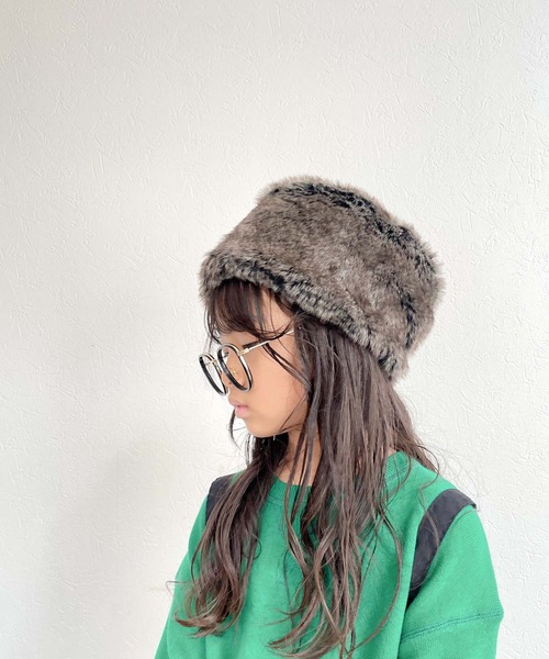 CIAOPANIC TYPY(チャオパニックティピー)の「【KIDS】ロシア帽(ハンチング/ベレー帽・キッズ・ブラック/ブラウン・ONE SIZE)」の16枚目の写真