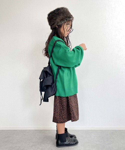 CIAOPANIC TYPY(チャオパニックティピー)の「【KIDS】ロシア帽(ハンチング/ベレー帽・キッズ・ブラック/ブラウン・ONE SIZE)」の18枚目の写真