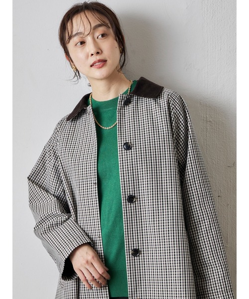 Green Parks(グリーンパークス)の「ジャスミンオイル加工 クルーネックプルオーバー(ニット/セーター・レディース・アイボリー/グリーン/ダークネイビー/ピンク・FREE)」の12枚目の写真
