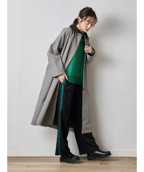 Green Parks(グリーンパークス)の「ジャスミンオイル加工 クルーネックプルオーバー(ニット/セーター・レディース・アイボリー/グリーン/ダークネイビー/ピンク・FREE)」の15枚目の写真
