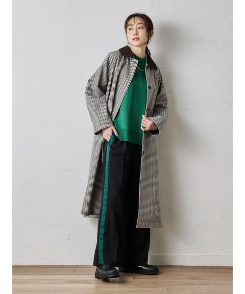 Green Parks(グリーンパークス)の「ジャスミンオイル加工 クルーネックプルオーバー(ニット/セーター・レディース・アイボリー/グリーン/ダークネイビー/ピンク・FREE)」の16枚目の写真
