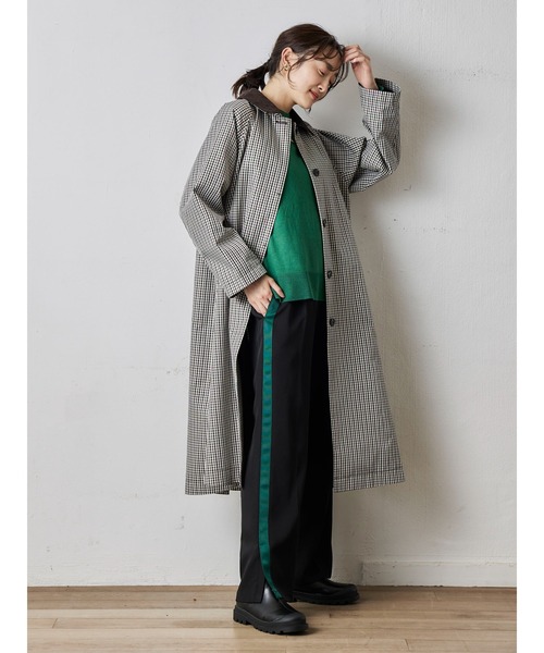 Green Parks(グリーンパークス)の「ジャスミンオイル加工 クルーネックプルオーバー(ニット/セーター・レディース・アイボリー/グリーン/ダークネイビー/ピンク・FREE)」の17枚目の写真
