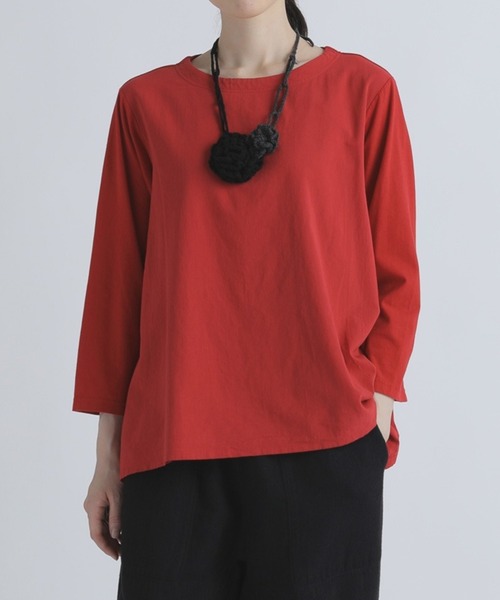 Plantation(プランテーション)の「(S)ドッキングボイル / カットソートップス / (O)(Tシャツ/カットソー・レディース・ネイビー/ホワイト/レッド・M size)」の3枚目の写真