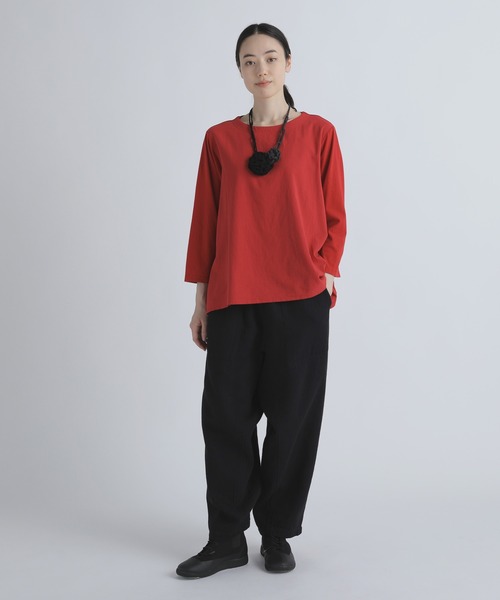 Plantation(プランテーション)の「(S)ドッキングボイル / カットソートップス / (O)(Tシャツ/カットソー・レディース・ネイビー/ホワイト/レッド・M size)」の5枚目の写真
