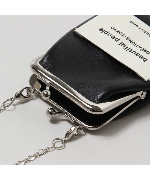 beautiful people（ビューティフルピープル）の「beautiful people clasp pouch 7235511962（その他小物・レディース・ホワイト/ブラック・FREE）」の9枚目の写真