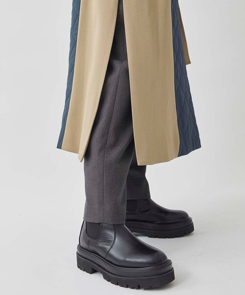 CITY TOKYO（シティトウキョウ）の「キルトドッキングウーレットコート（ステンカラーコート・レディース・ダークグレー/キャメル・1/2）」の19枚目の写真