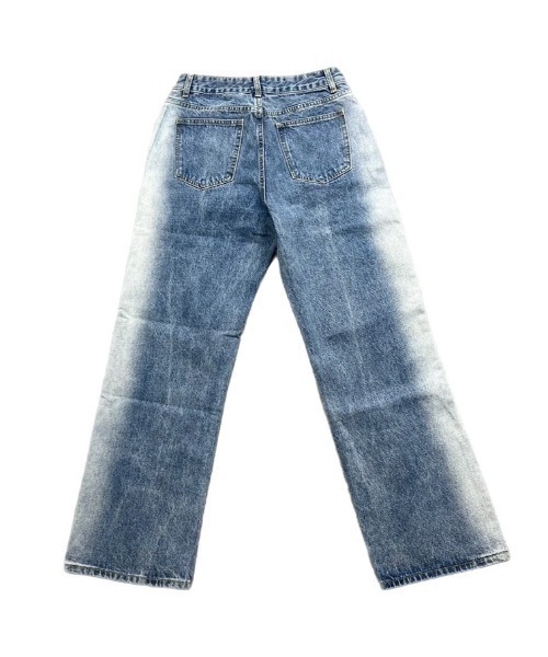 Chikashitsu +(チカシツプラス)の「【Chikashitsu +/チカシツプラス】screw stitch slit denim pants / デニム デニムパンツ 黒 デニム 黒 デニム 青(デニムパンツ・メンズ・ライトブルー/ブラック・L/M)」の18枚目の写真