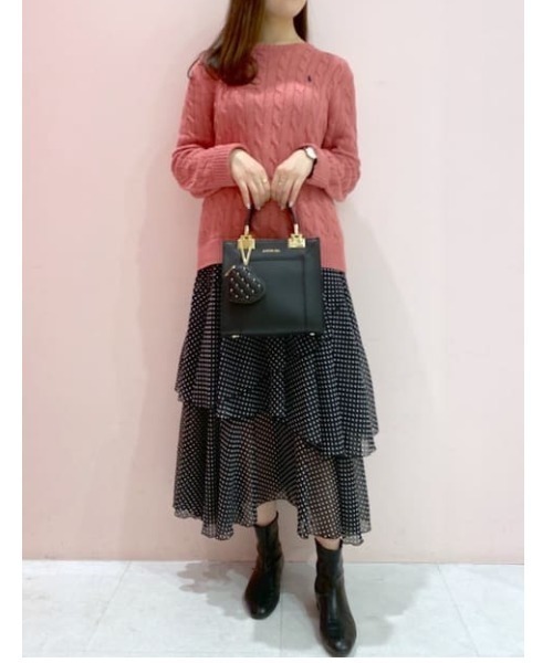 SAMANTHAVEGA（サマンサベガ）の「シンプルBOXトートバッグ (小)（ハンドバッグ・レディース・ホワイト/ブラック・FREE）」の3枚目の写真