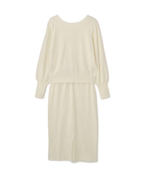 PROPORTION BODY DRESSING（プロポーションボディドレッシング）の「マルチウェイパール釦カーディガンセットアップ / 1212240001（ワンピース・レディース・ライトグリーン/ホワイト系その他/ネイビー/ブルー・MEDIUM/SMALL）」の22枚目の写真