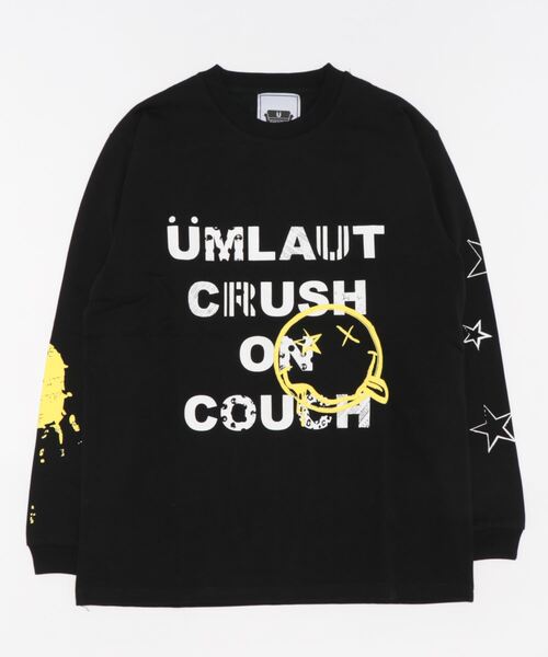 L.H.P Private Brand(エルエイチピープライベートブランド)の「UMULAUT/ウムラウト/ COC ニコ ロンTEE(Tシャツ/カットソー・メンズ・ブラック/ホワイト・L/M)」の2枚目の写真