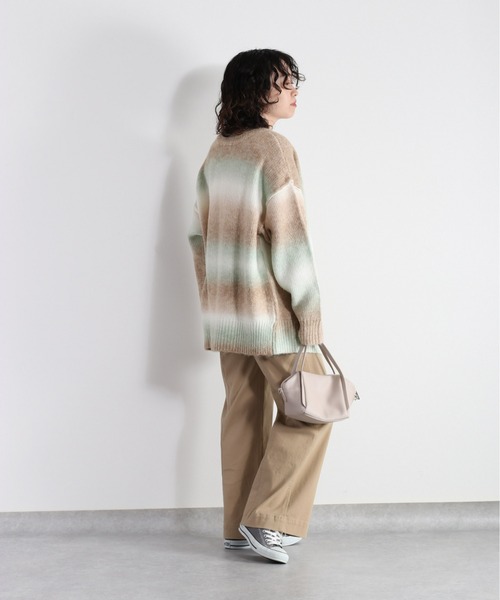 cepo（セポ）の「グラデーション Ｖネックカーディガン（カーディガン/ボレロ・レディース・ピンク/イエロー/グリーン・M）」の11枚目の写真