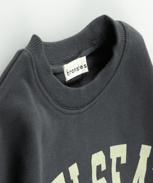 BRANSHES(ブランシェス)の「【カレッジロゴ】チェルシーズ裏毛トレーナー(スウェット・キッズ・アイボリー/ブラウン/ネイビー/チャコールグレー/ブラック・140/90/130/110/120/100/150)」の21枚目の写真