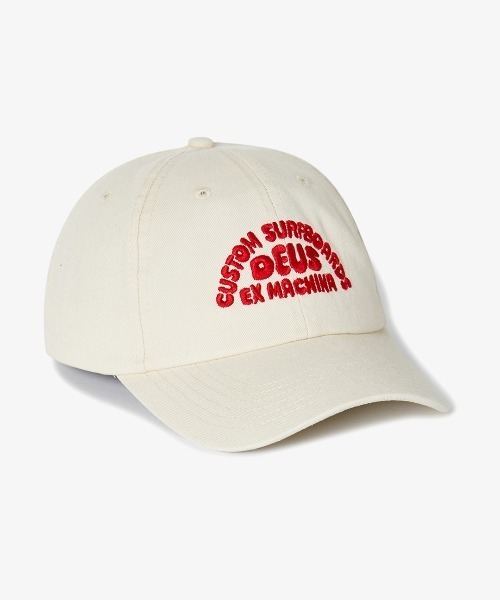 DEUS EX MACHINA(デウスエクスマキナ)の「LOCATIONS DAD CAP(キャップ・メンズ・オフホワイト/ブラック/レッド/イエロー/グリーン/ブルー・OS)」の2枚目の写真