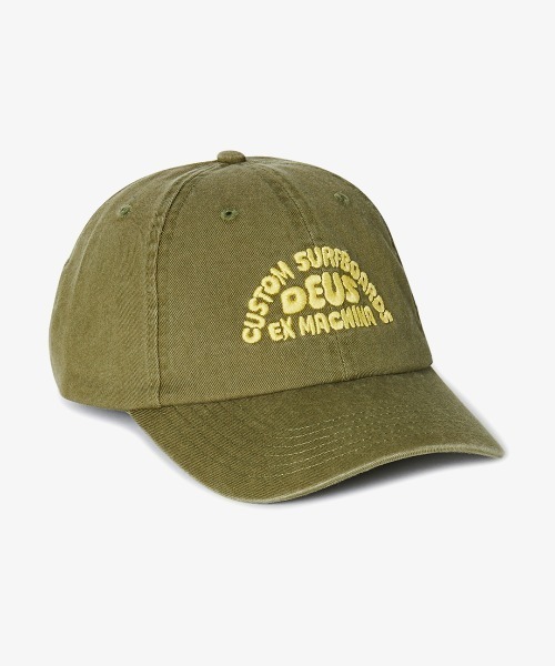 DEUS EX MACHINA(デウスエクスマキナ)の「LOCATIONS DAD CAP(キャップ・メンズ・オフホワイト/ブラック/レッド/イエロー/グリーン/ブルー・OS)」の3枚目の写真