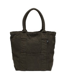 MAKE UP 倉敷製品染めフロントポケット　キャンバストートバッグＭ（日の丸外付け）
