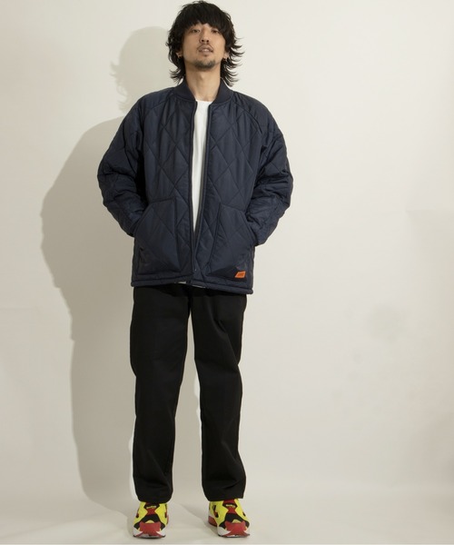 UNIVERSAL OVERALL(ユニバーサルオーバーオール)の「フリーザージャケット / ブルゾン FREEZER JACKET(ブルゾン・メンズ・ブラック/ダークネイビー・M/L/S/MEDIUM/LARGE)」の6枚目の写真