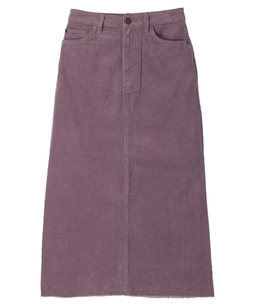 AMERICAN HOLIC（アメリカンホリック）の「コーデュロイロングタイトスカート（スカート・レディース・アイボリー/ピンク/ネイビー/チャコールグレー・S/M/L）」の6枚目の写真