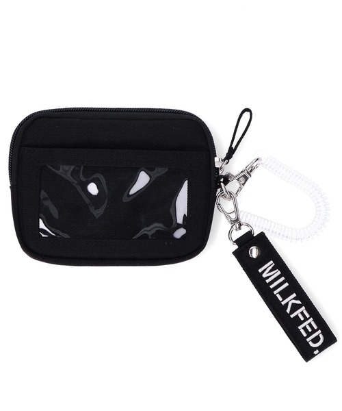 MILKFED.（ミルクフェド）の「EMBROIDERED BAR PASS HOLDER（パスケース・レディース・ブラック/ライトピンク/レッド/ライトパープル・ONE SIZE）」の6枚目の写真