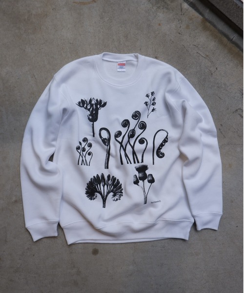 BEAVER(ビーバー)の「KARL BLOSSFELDT/カール・ブロスフェルト SWEAT SHIRT スウェット(スウェット・レディース・ホワイト・S/M/L/XL)」の2枚目の写真