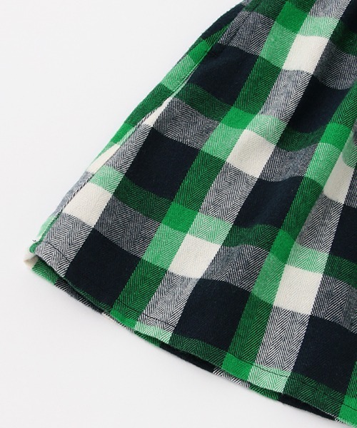 kladskap（クレードスコープ）の「リス衿チェックシャヅワンピース（ワンピース・キッズ・レッド/グリーン・120cm/100cm/110cm/90cm/80ｃｍ）」の7枚目の写真
