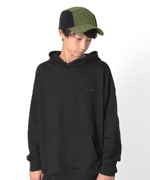 GLAZOS（グラソス）の「コーデュロイ・ボア付きキャップ（キャップ・キッズ・カーキ/ブラック・フリー）」の6枚目の写真