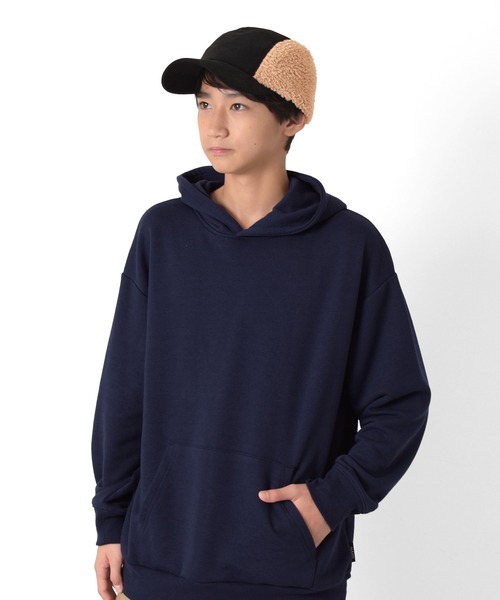 GLAZOS（グラソス）の「コーデュロイ・ボア付きキャップ（キャップ・キッズ・カーキ/ブラック・フリー）」の13枚目の写真