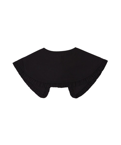 GANNI(ガニー)の「GANNI Cotton Poplin Frill Collar A4174(付け襟・レディース・ブラック・ONE SIZE)」の2枚目の写真