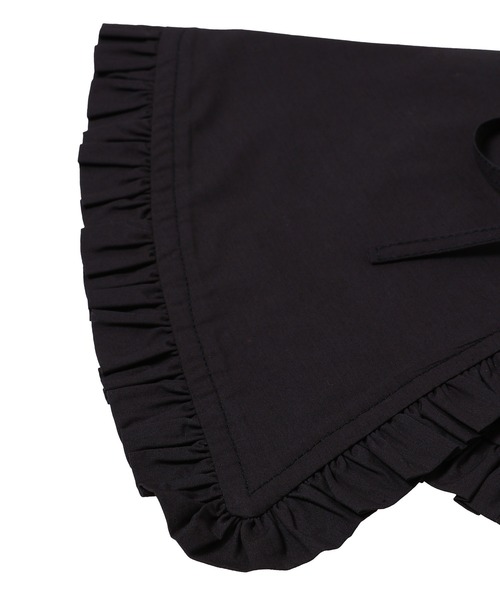 GANNI(ガニー)の「GANNI Cotton Poplin Frill Collar A4174(付け襟・レディース・ブラック・ONE SIZE)」の4枚目の写真