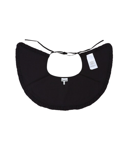 GANNI(ガニー)の「GANNI Cotton Poplin Frill Collar A4174(付け襟・レディース・ブラック・ONE SIZE)」の5枚目の写真