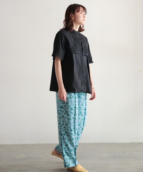 NOMBRE IMPAIR（ノンブルアンペール）の「インドネシア刺繍 5分袖 