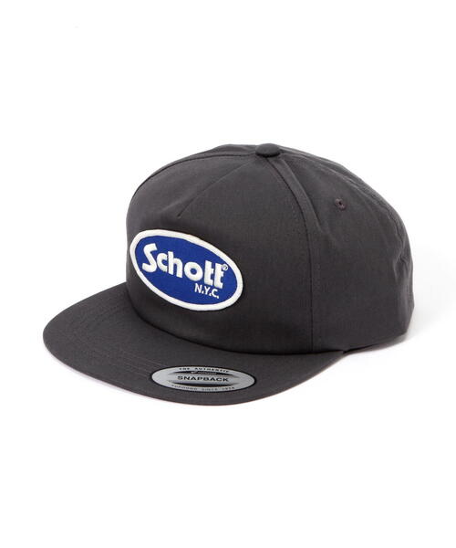 schott（ショット）の「【WEB LIMITED】Schott/ショット/OVAL LOGO CAP/オーバルロゴ キャップ（キャップ・メンズ・ブラック/チャコールグレー/ネイビー・FREE）」の17枚目の写真