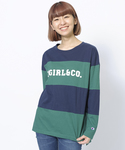 X-girl | X-girl×Champion STRIPED L/S TOP(T恤)