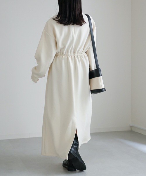 ap retro(アプレトロ)の「ウエストギャザーワンピース(ワンピース・レディース・ブラック/アイボリー/ブラック系その他/ホワイト系その他・FREE)」の13枚目の写真