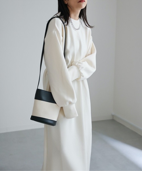 ap retro(アプレトロ)の「ウエストギャザーワンピース(ワンピース・レディース・ブラック/アイボリー/ブラック系その他/ホワイト系その他・FREE)」の17枚目の写真