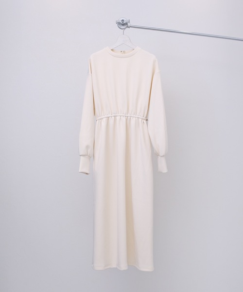 ap retro(アプレトロ)の「ウエストギャザーワンピース(ワンピース・レディース・ブラック/アイボリー/ブラック系その他/ホワイト系その他・FREE)」の12枚目の写真