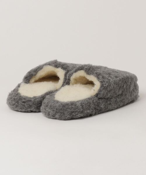 COLD BREAKER(コールドブレーカー)の「Coldbreaker BASIC SLIPPERS NO HEEL コールドブレイカー ウールパイル ルームシューズ スリッパ(サンダル・メンズ・ベージュ/グレー/ブラウン/カーキオリーブ/ブラウン系・41/37/39/43)」の17枚目の写真