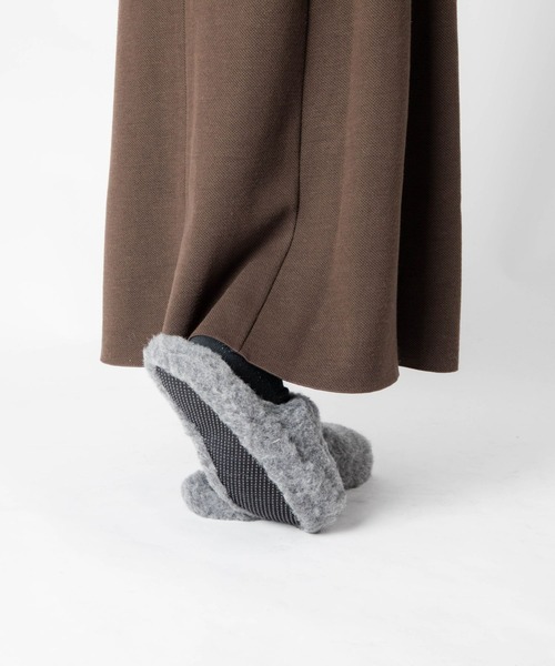 COLD BREAKER(コールドブレーカー)の「Coldbreaker BASIC SLIPPERS NO HEEL コールドブレイカー ウールパイル ルームシューズ スリッパ(サンダル・メンズ・ベージュ/グレー/ブラウン/カーキオリーブ/ブラウン系・41/37/39/43)」の9枚目の写真