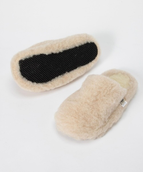 COLD BREAKER(コールドブレーカー)の「Coldbreaker BASIC SLIPPERS NO HEEL コールドブレイカー ウールパイル ルームシューズ スリッパ(サンダル・メンズ・ベージュ/グレー/ブラウン/カーキオリーブ/ブラウン系・41/37/39/43)」の11枚目の写真