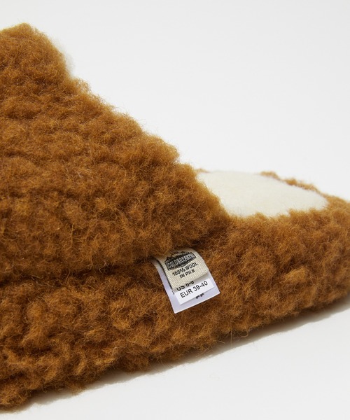 COLD BREAKER(コールドブレーカー)の「Coldbreaker BASIC SLIPPERS NO HEEL コールドブレイカー ウールパイル ルームシューズ スリッパ(サンダル・メンズ・ベージュ/グレー/ブラウン/カーキオリーブ/ブラウン系・41/37/39/43)」の13枚目の写真