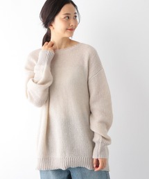 モヘアライクボートネックプルオーバー/174595
