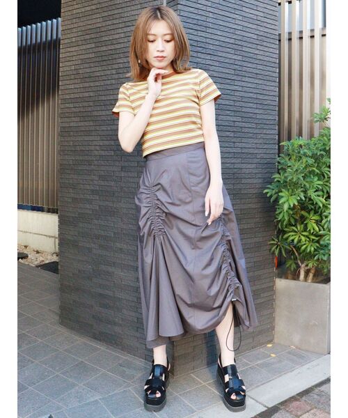 MURUA(ムルーア)の「ブロッキングフレアスカート(スカート・レディース・グレー/ブラック/その他1・1/2)」の19枚目の写真