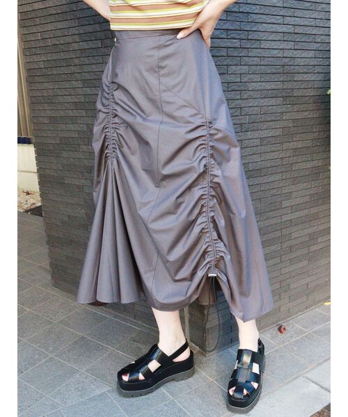 MURUA(ムルーア)の「ブロッキングフレアスカート(スカート・レディース・グレー/ブラック/その他1・1/2)」の17枚目の写真
