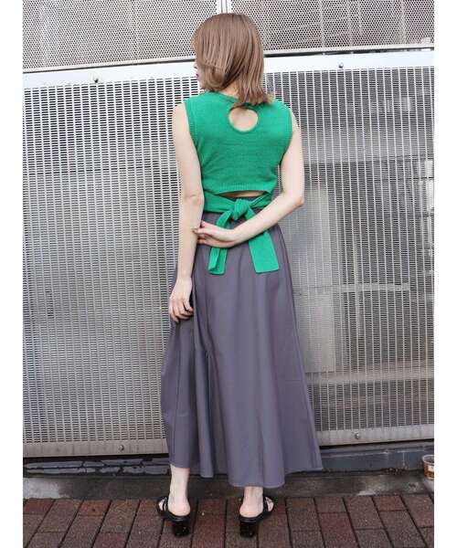 MURUA(ムルーア)の「ブロッキングフレアスカート(スカート・レディース・グレー/ブラック/その他1・1/2)」の15枚目の写真