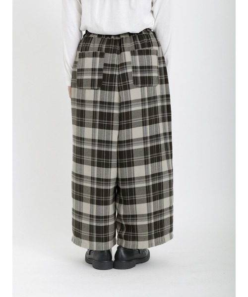 Samansa Mos2（サマンサ モスモス）の「ウールライクカルゼ柄アソートワイドパンツ（その他パンツ・レディース・チャコールグレー/グレー/ブラック/イエロー/キナリ・ﾌﾘ-）」の18枚目の写真
