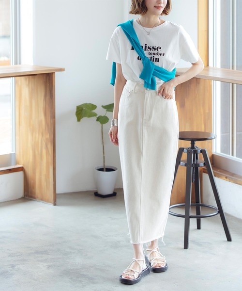 フェイクレザーコードナローサンダル