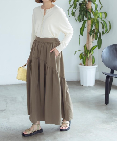 フェイクレザーコードナローサンダル