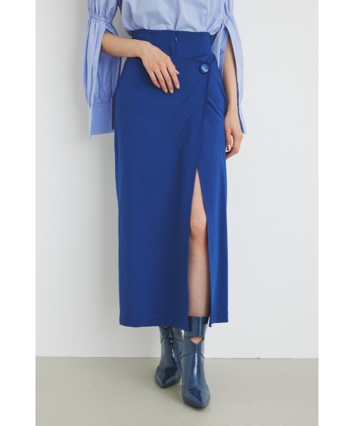 rienda(リエンダ)の「ラップハイウエストカットタイトスコショパンツ(その他パンツ・レディース・ダークグレー/ブルー/ライトベージュ・SMALL/MEDIUM)」の7枚目の写真