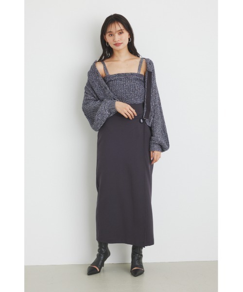 rienda(リエンダ)の「ラップハイウエストカットタイトスコショパンツ(その他パンツ・レディース・ダークグレー/ブルー/ライトベージュ・SMALL/MEDIUM)」の13枚目の写真