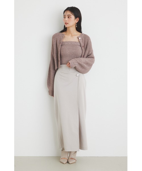 rienda(リエンダ)の「ラップハイウエストカットタイトスコショパンツ(その他パンツ・レディース・ダークグレー/ブルー/ライトベージュ・SMALL/MEDIUM)」の19枚目の写真