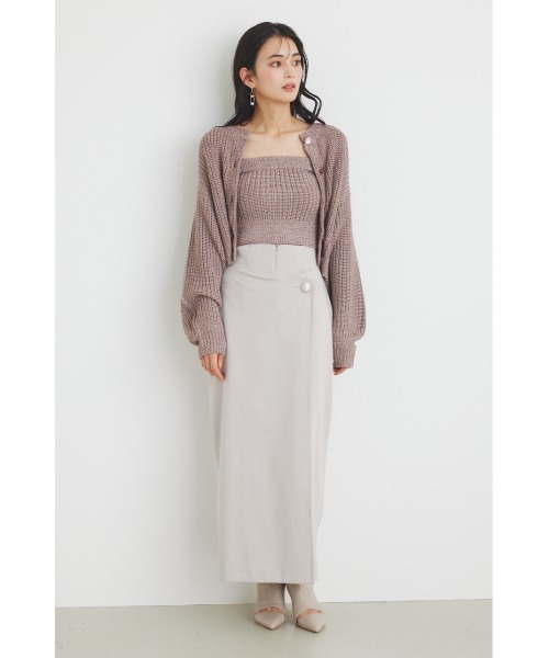 rienda(リエンダ)の「ラップハイウエストカットタイトスコショパンツ(その他パンツ・レディース・ダークグレー/ブルー/ライトベージュ・SMALL/MEDIUM)」の20枚目の写真